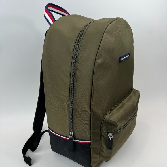 Tommy Hilfiger Unisex Adult Alexander Backpack, Army Green/Black - Picture 2 of 11